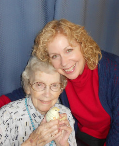 Mom and I on Valentine's Day
